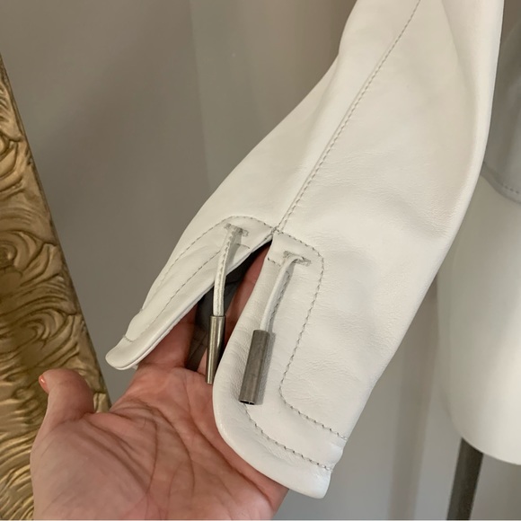 RUDSAK - White Leather Jacket - Picture 9 of 12